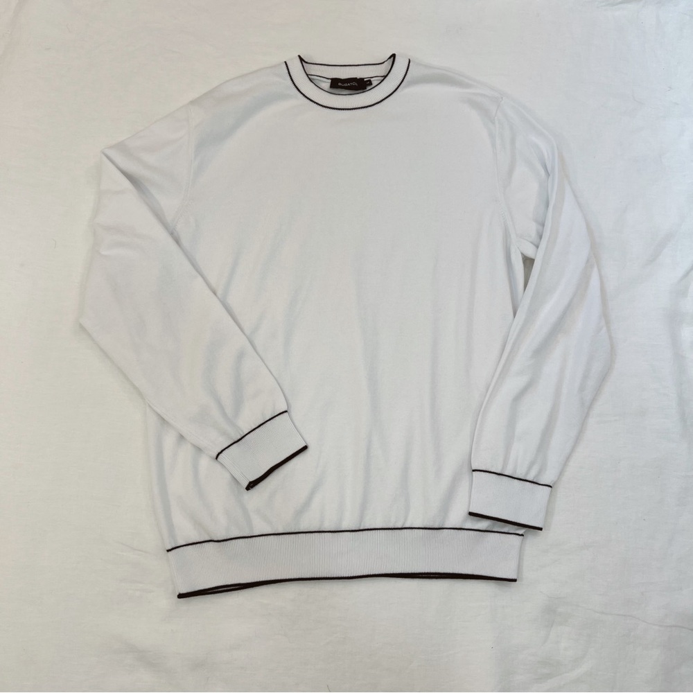 Bugatchi Solid Crew Neck Sweater - image 5